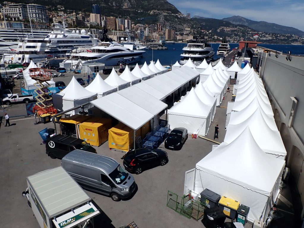 Formule Electrique Monaco - Mai 2021 - Zone de la régie technique