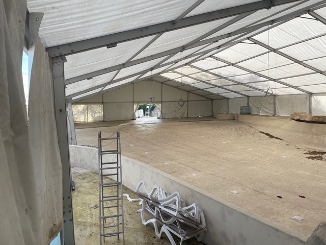 Grimaud - Décembre 2021 - Couverture de piscine pour rénovation (2)